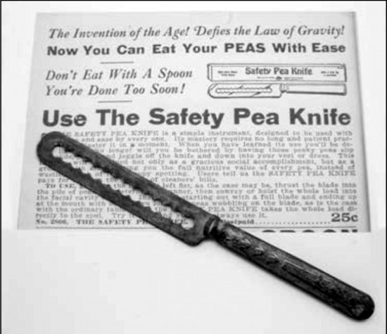 safety pea knife